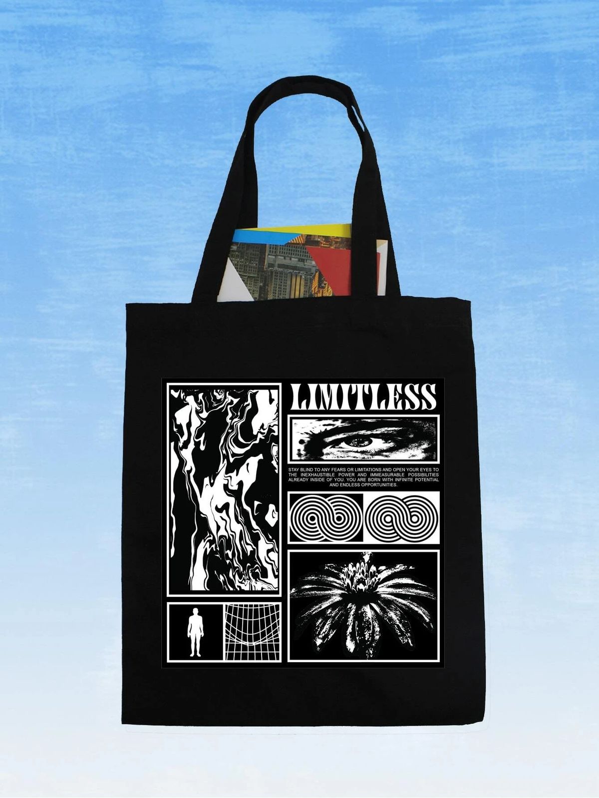 HYPERCURATED TOTE BAG